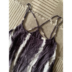 Gray and White Tie Dye Strappy Forever 21 Tank